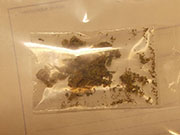 Foliowa torebka z marihuaną