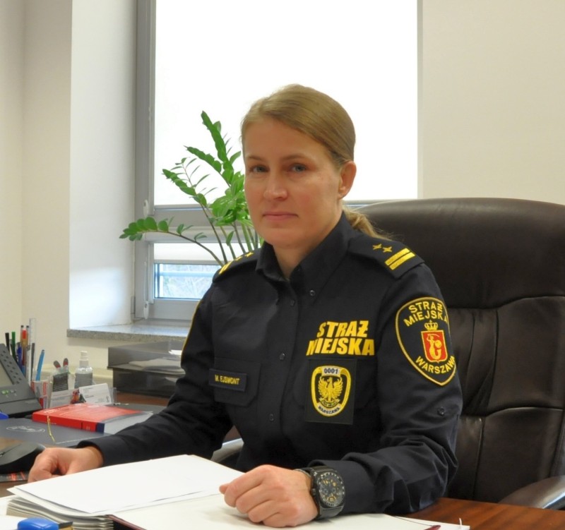 Magdalena Ejsmont, komendant Straży Miejskiej miasta stołecznego Warszawy